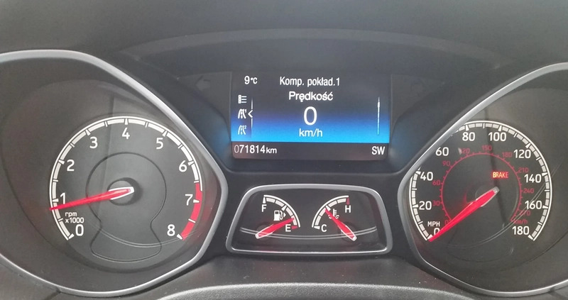 Ford Focus cena 65900 przebieg: 71100, rok produkcji 2018 z Rzeszów małe 742